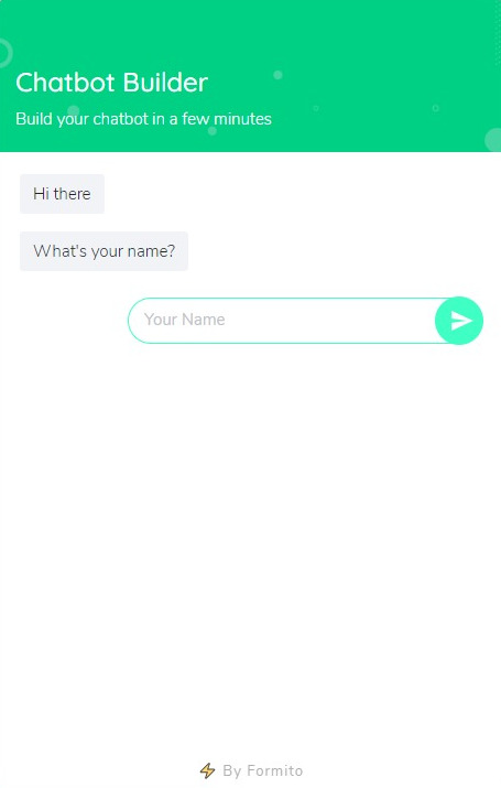 chatbot color green
